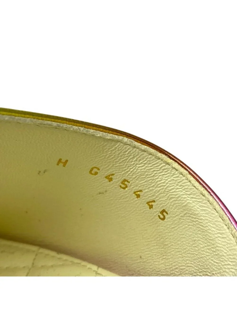 Chanel CC Logo Sandals Rainbow Aurora Leather Gold Pink